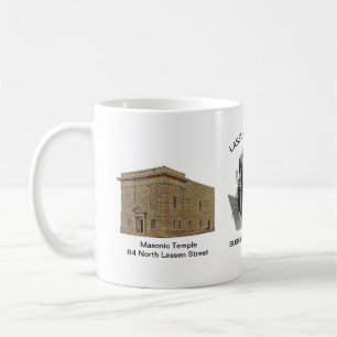 Tasse maçonnique de fondateur de loge de