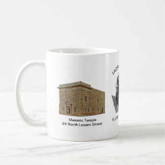 Tasse maçonnique de fondateur de loge de