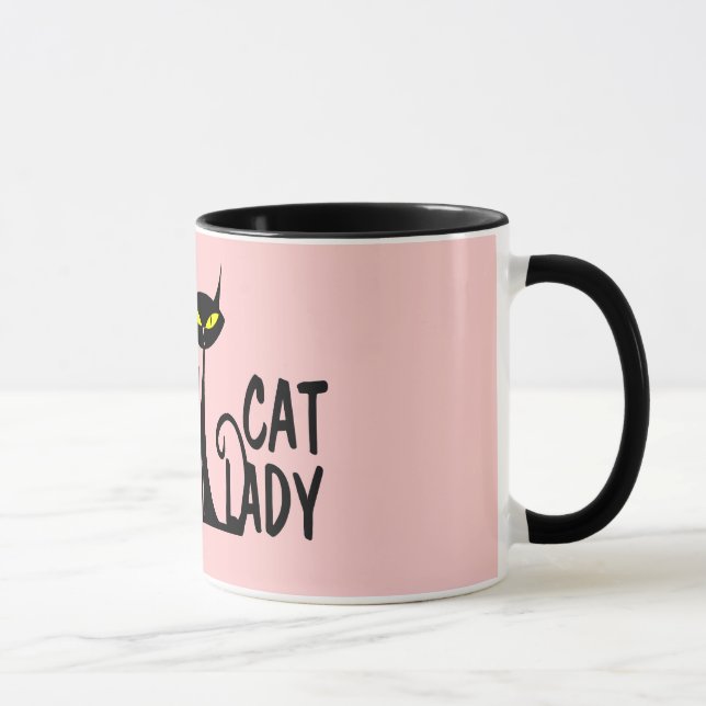 Tasse Madame folle de chat (Droite)