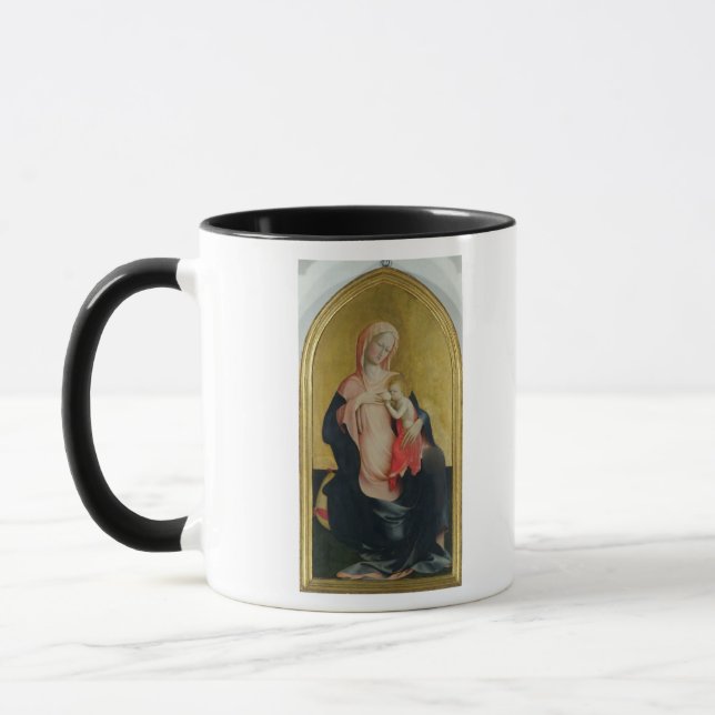 Tasse Madonna de l'humilité, c.1410 (tempera sur le (Gauche)