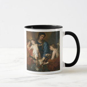 Tasse Madonna et enfant avec des anges