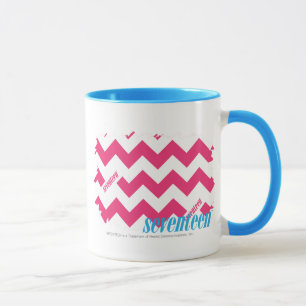 Tasse Magenta 4 de zigzag