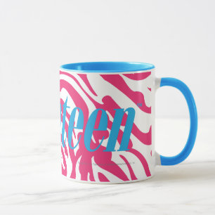 Tasse Magenta de zèbre