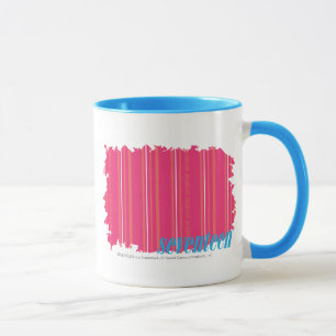 Tasse Magenta mince 2 de rayures