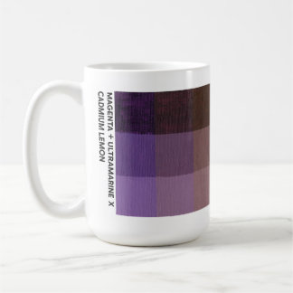 Tasse Magenta + Ultramarin x Cadmium Lemon 15 oz