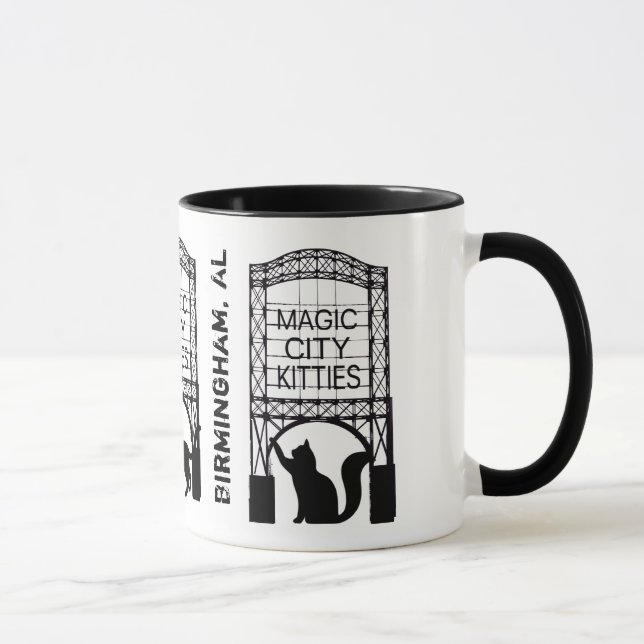 Tasse magique de sonnerie de minous de ville (Droite)