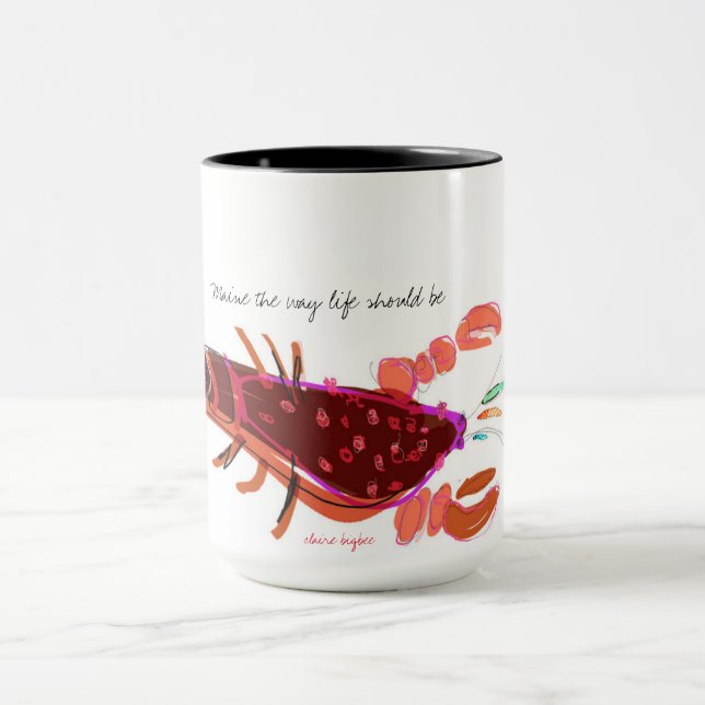 Tasse Maine-Hummer-15oz (Zentrum)