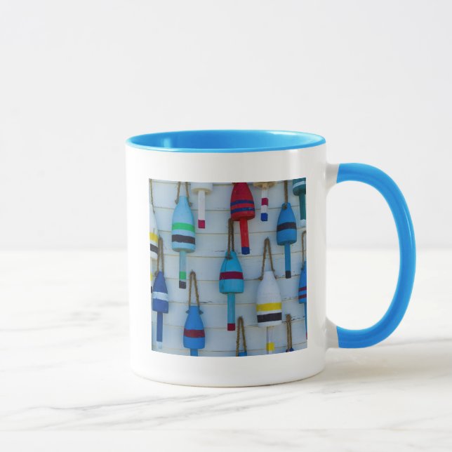 Tasse Maine, Stonington, bouées décoratives de homards (Droite)