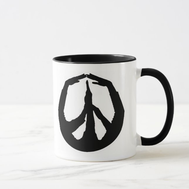 Tasse Mains de paix (Droite)