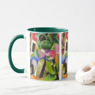 Tasse Maison avec des arbres par Franz Marc, Beaux-arts 