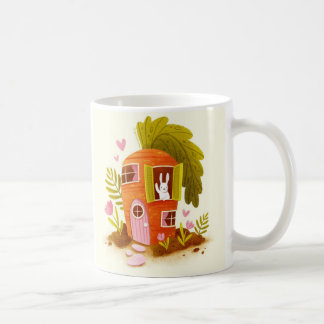 Tasse Maison de Lapin Carotte Fantaisiste Animaux 