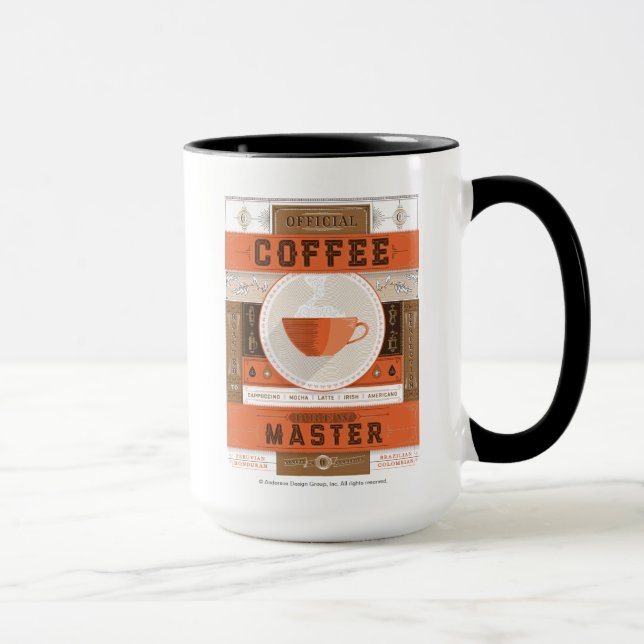 Tasse Maître officiel de la brasserie à café (Droite)