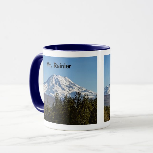 Tasse Majestic Mt. Rainier, de Washington, (Devant gauche)