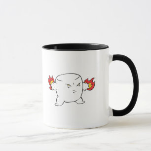 Tasse malvais marshmallow rôti drôle