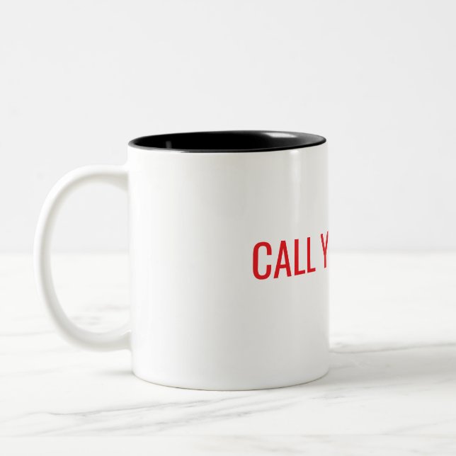 Tasse - Mama anrufen (Links)