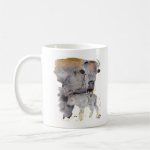 Tasse, Mama und Baby Buffalo Kaffeetasse