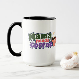 Tasse Maman a Besoin de Café Drôle pour Maman
