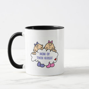 Tasse Maman de Twin Girls Tshirts et cadeaux