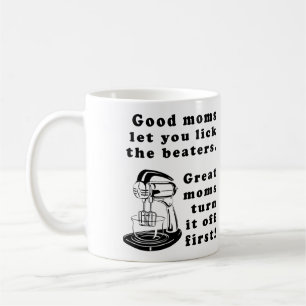 Tasse Maman Mère Drôle Lèche Les Batteurs