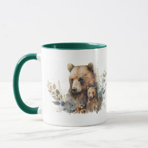 Tasse Maman Ourse Marron et Ourson