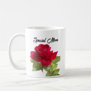 Tasse maman spéciale roses florales aquarelle