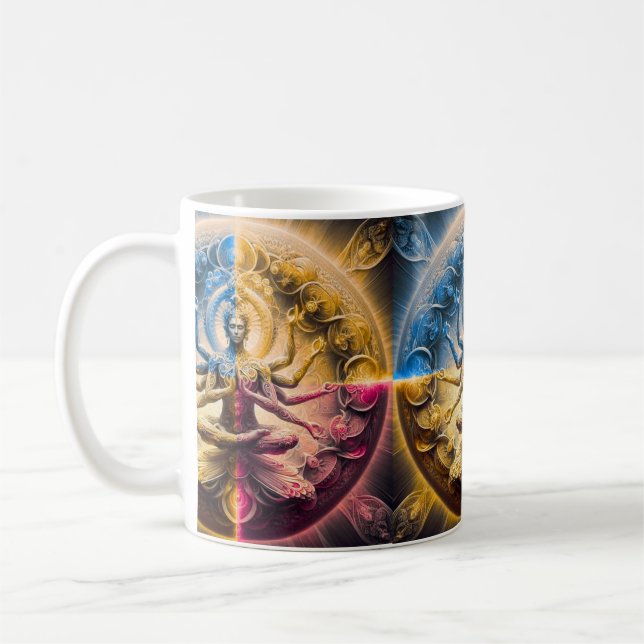 Tasse Mandala du Dieu de la Géométrie Sacrée Cosmi (Gauche)