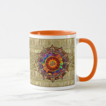 Mandala symbolique de Sun d'or