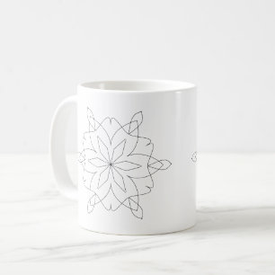 Tasse - Mandalas simples à colorier