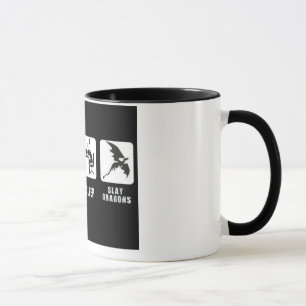 Tasse Mangez, dormez, massacrez les dragons