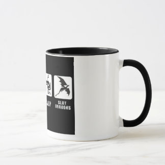 Tasse Mangez, dormez, massacrez les dragons