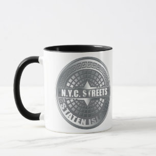 Tasse Manhole Staten Island Grey
