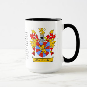 Tasse Manteau de famille de Gerlach des bras