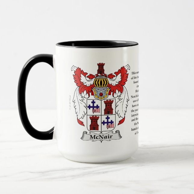 Tasse Manteau de famille de McNair des bras (Gauche)