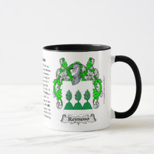 Tasse Manteau de famille de Reynoso des bras