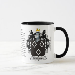 Tasse Manteau de famille de Whittaker des bras