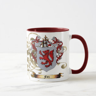 Tasse Manteau de Fox des bras (2-sided)