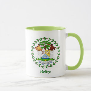 Tasse Manteau des bras de Belize