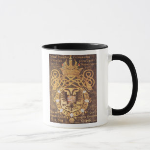 Tasse Manteau des bras de Charles V du 23ème chapitre