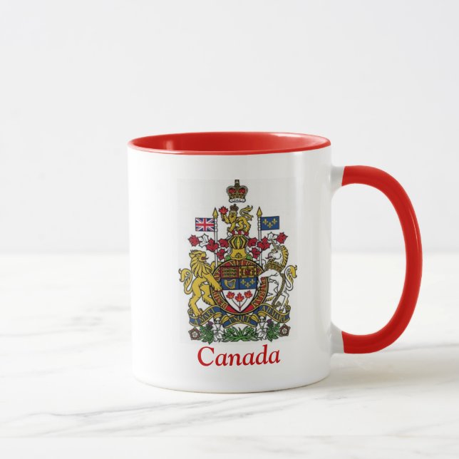 Tasse Manteau des bras du Canada (Droite)