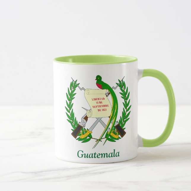 Tasse Manteau des bras du Guatemala (Droite)