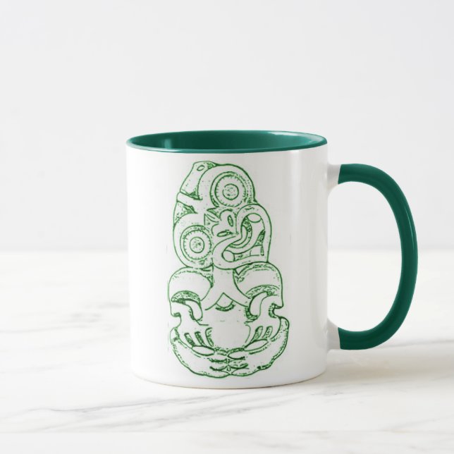Tasse maorie de croquis de Hei-Tiki (Droite)