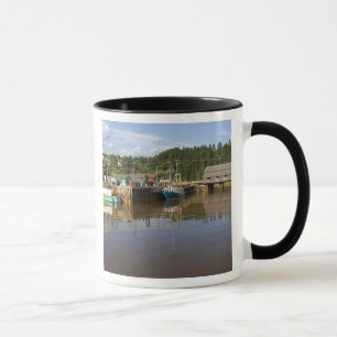 Tasse Marée moyenne dans la baie de Fundy à St. Martins,