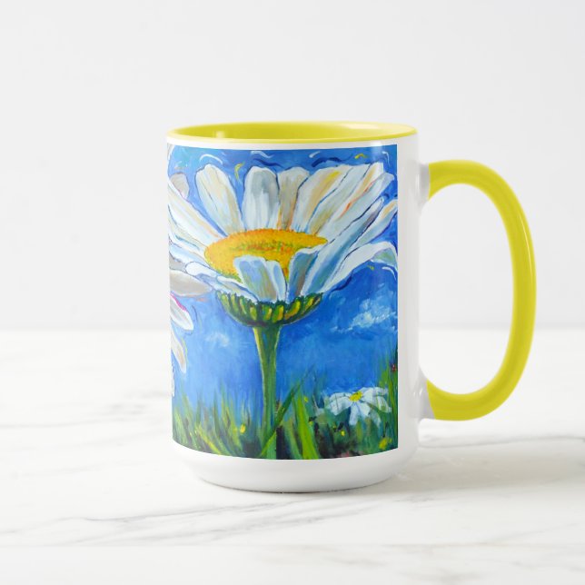 Tasse Marguerite balayée par le vent (Droite)