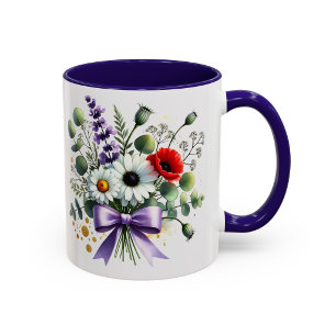 Tasse Marguerite Fleur Sauvage Cadeau Floral Mug