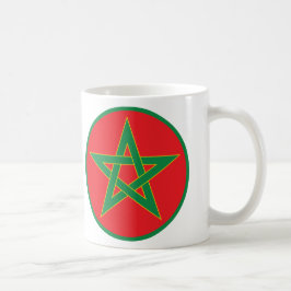 Tasse marocaine de drapeau