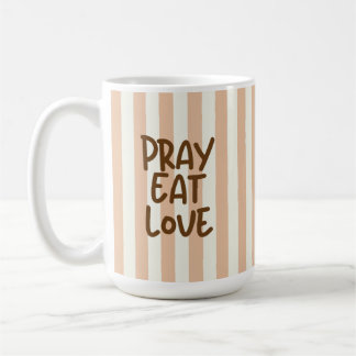 Tasse marron lettre amoureux du café chrétien Cozy