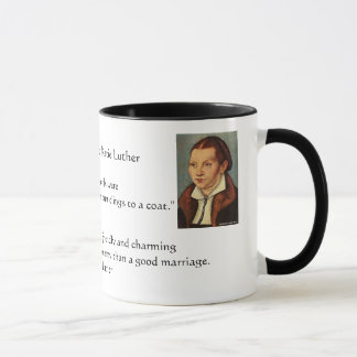 Tasse Martin Luther et mariage de Katie Luther