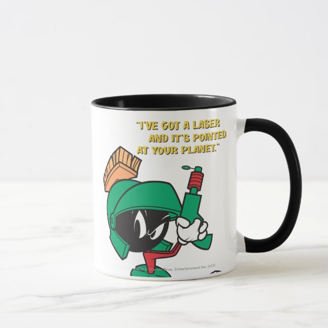 Tasse MARVIN LE MARTIAN™ avec pointes laser (Droite)