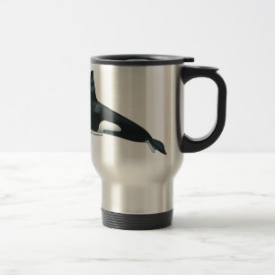Tasse masculine de voyage d'épaulard