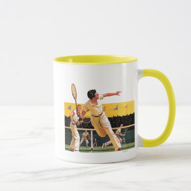 Tasse Match de tennis de doubles (Droite)